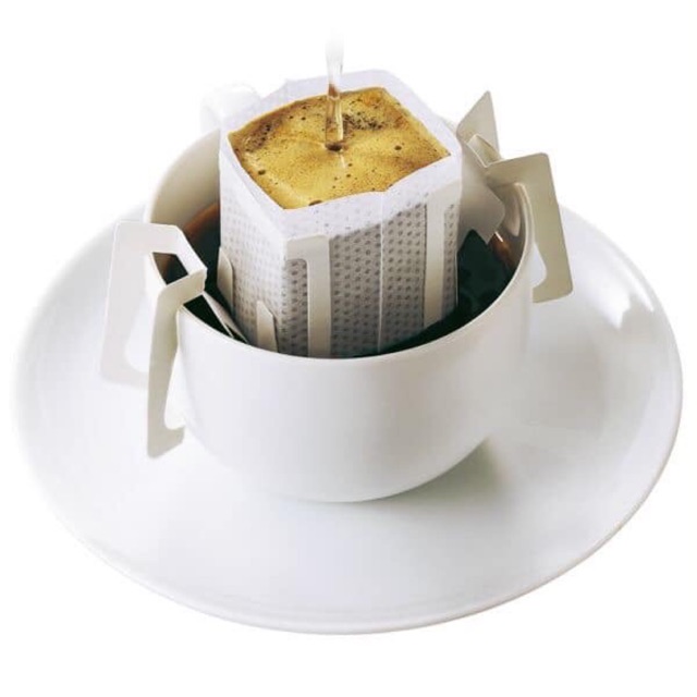 กาแฟดริป อราบิก้าออร์แกนิค คั่วเข้ม (ตราดอยปู่หมื่น) บรรจุ 5 ซอง Organic arabica coffee drip bag dark roasted (Doi Pumuen Brand) Pack 5 Pcs.